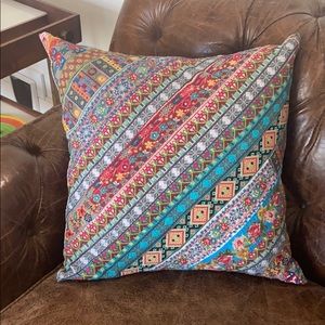 Johnny Was Large 22x22 decorative pillow